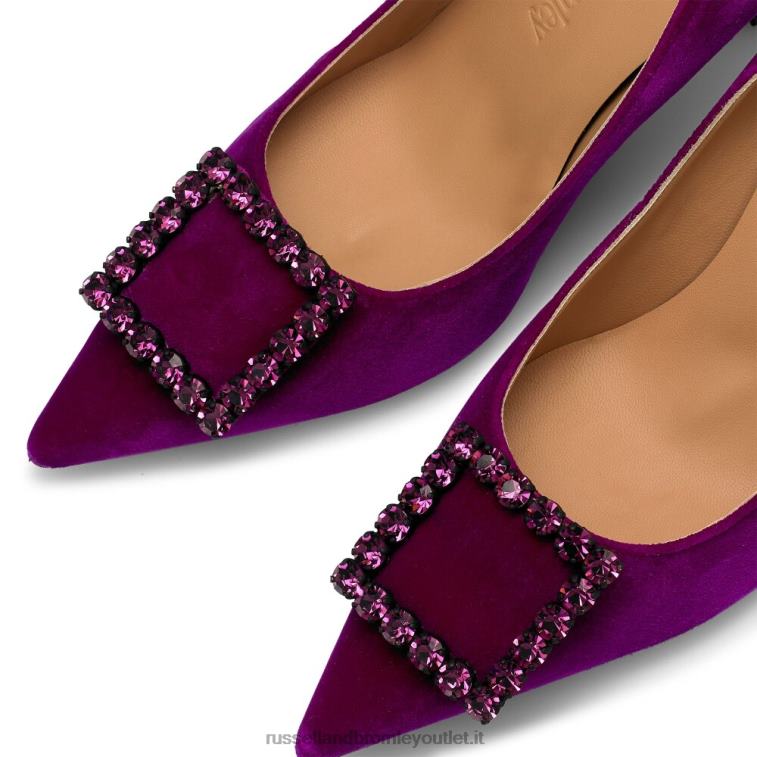 viola V0V4J155 donne Russell And Bromley décolleté gioiello gioiello