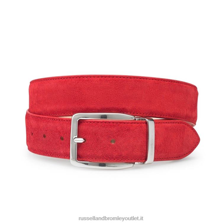 rosso V0V4J654 uomini Russell And Bromley cintura di tango
