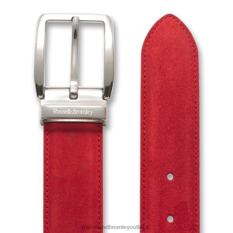 rosso V0V4J654 uomini Russell And Bromley cintura di tango