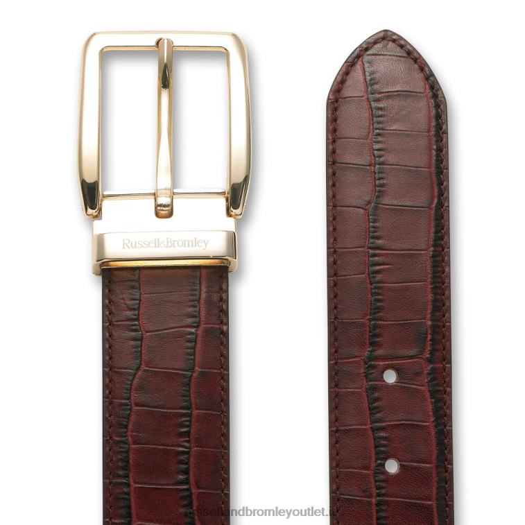 rosso V0V4J666 uomini Russell And Bromley cintura di tango
