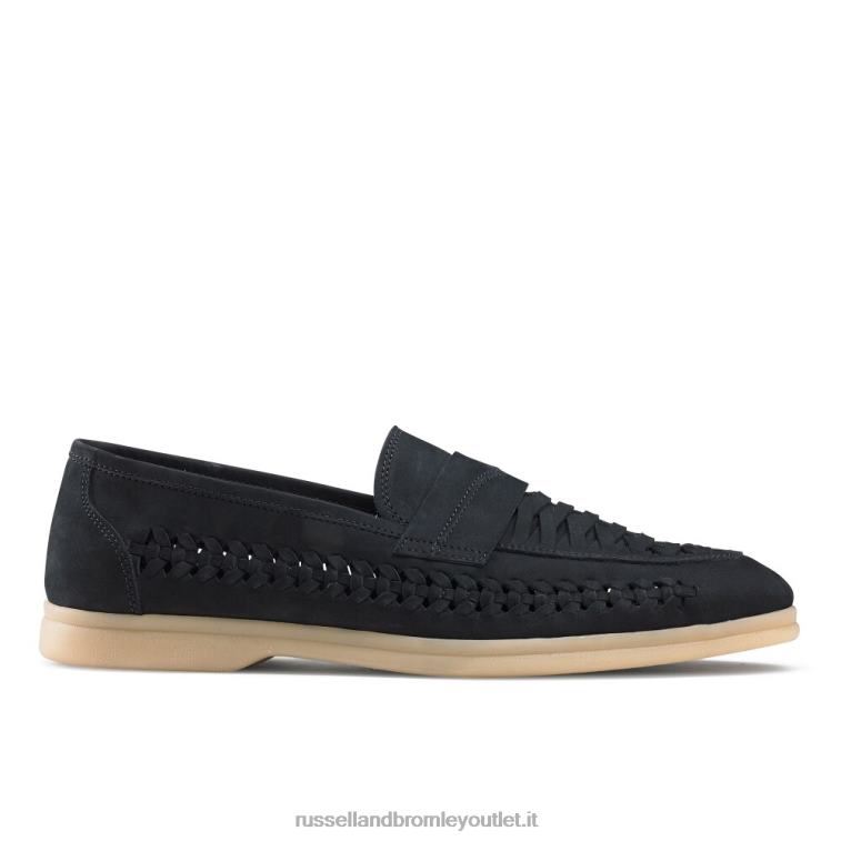Marina Militare V0V4J538 uomini Russell And Bromley mocassino con dettaglio intreccio superiore