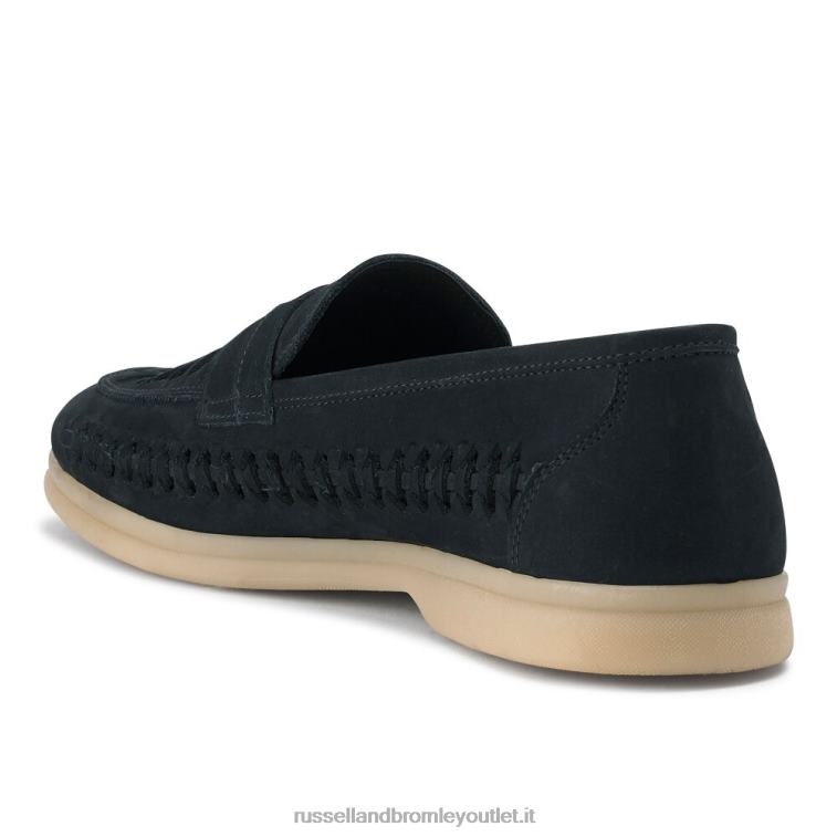Marina Militare V0V4J538 uomini Russell And Bromley mocassino con dettaglio intreccio superiore