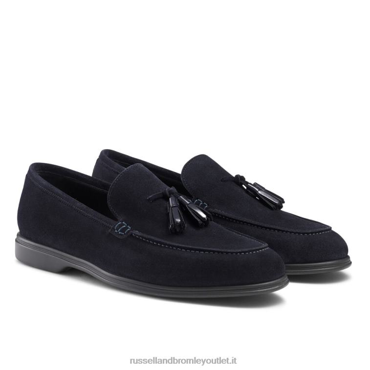 Marina Militare V0V4J562 uomini Russell And Bromley mocassino con nappine
