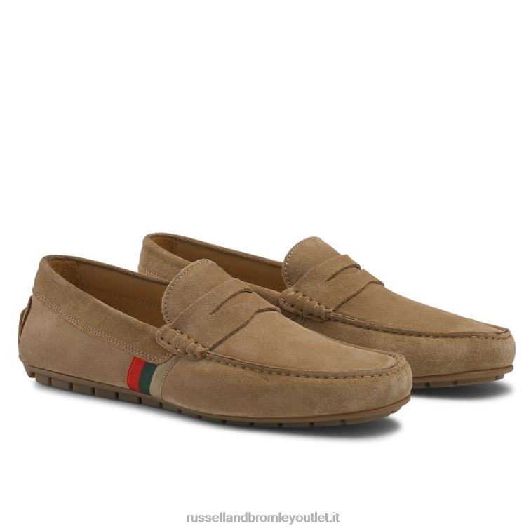 abbronzatura V0V4J488 uomini Russell And Bromley mocassino da guida morbido