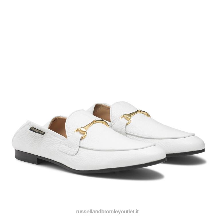 bianco V0V4J571 uomini Russell And Bromley mocassino m snaffle loafer