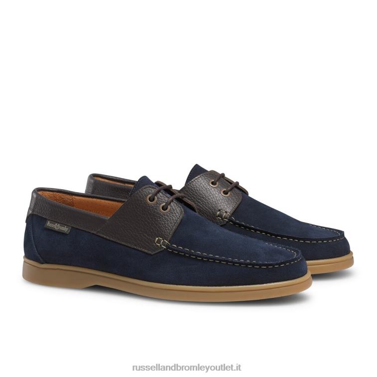 blu V0V4J485 uomini Russell And Bromley scarpa da ponte midway premium