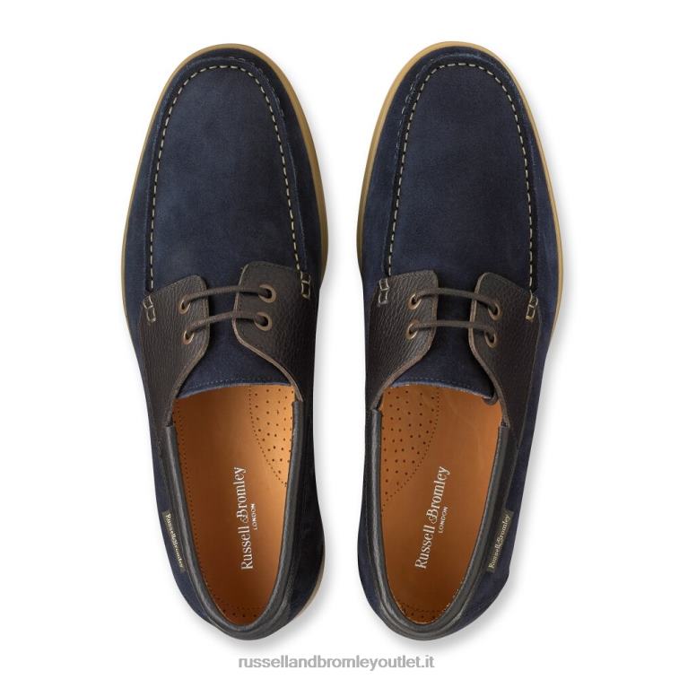 blu V0V4J485 uomini Russell And Bromley scarpa da ponte midway premium