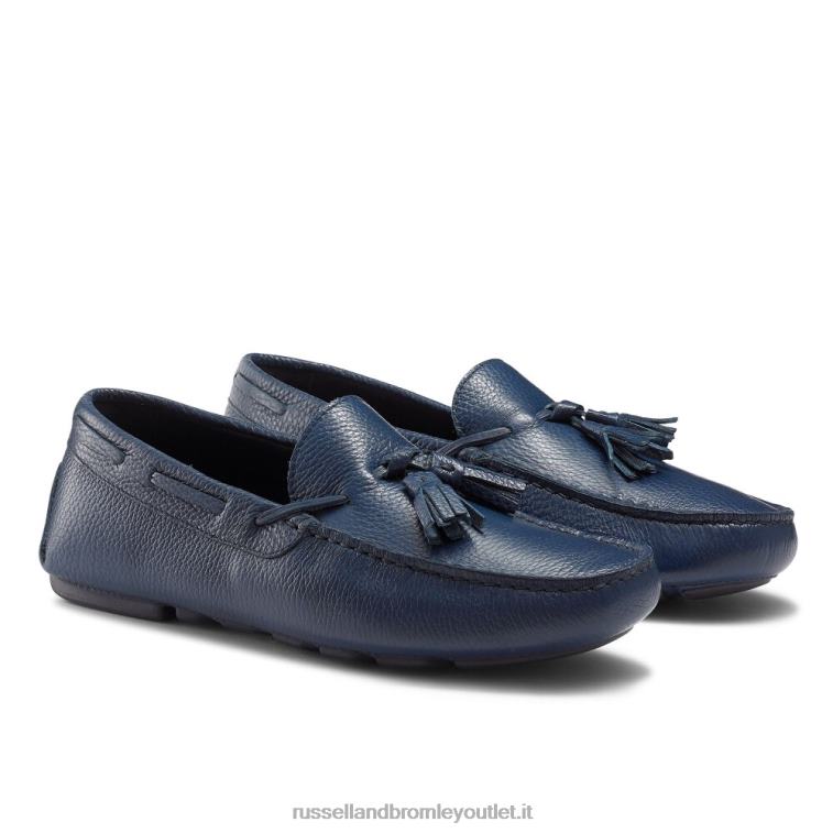blu V0V4J492 uomini Russell And Bromley nappa monza