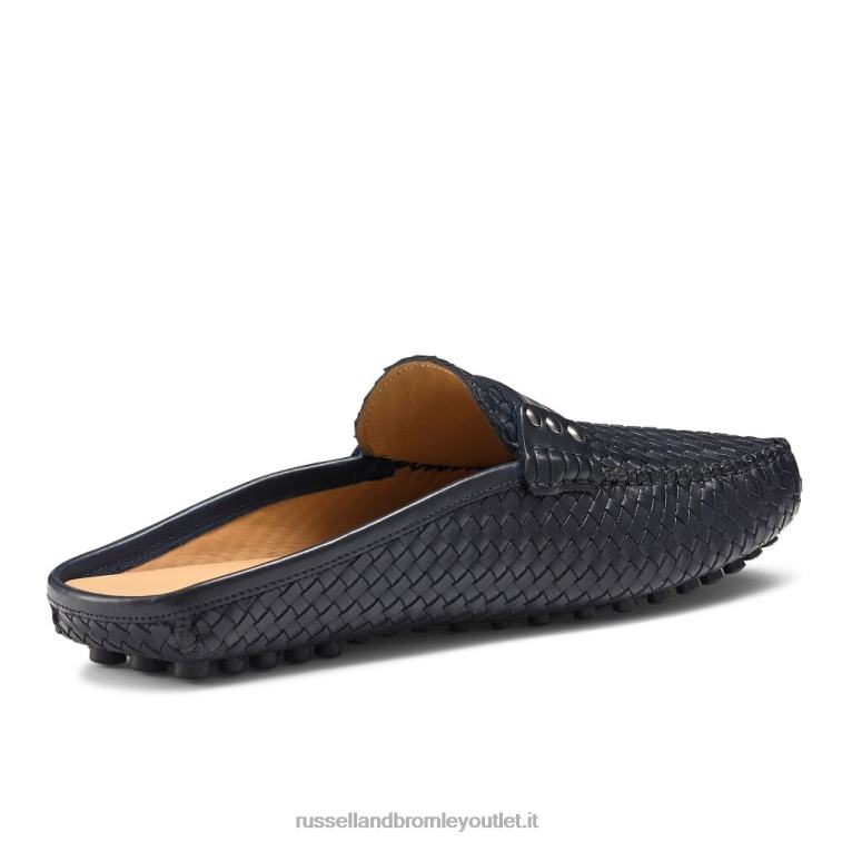 blu V0V4J500 uomini Russell And Bromley mocassino cabriolet senza schienale