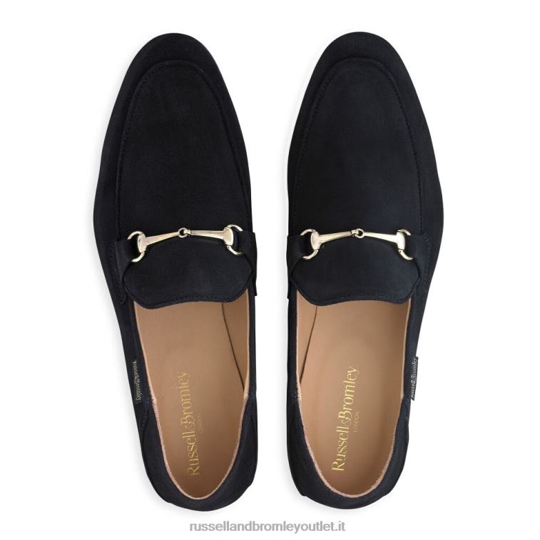 blu V0V4J570 uomini Russell And Bromley mocassino m snaffle loafer