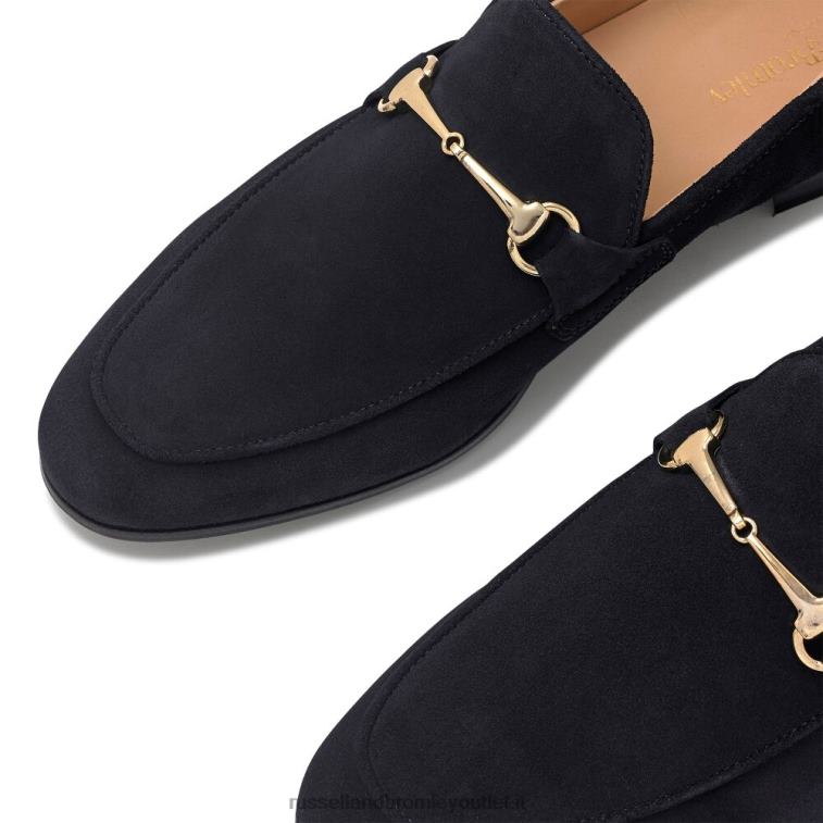 blu V0V4J570 uomini Russell And Bromley mocassino m snaffle loafer