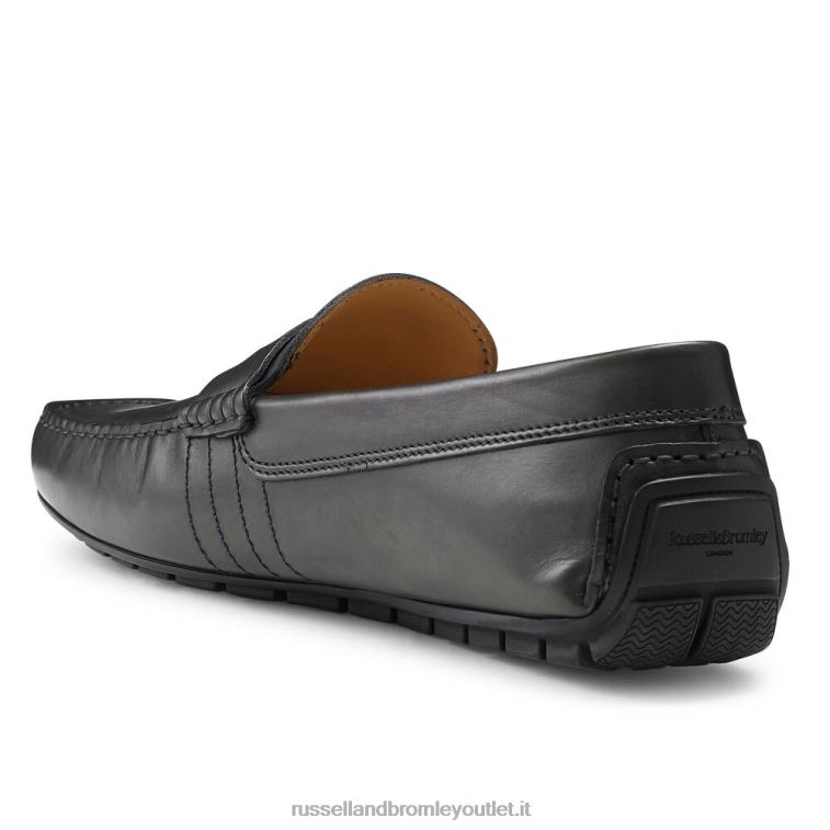 grigio V0V4J486 uomini Russell And Bromley conducente di usura morbida