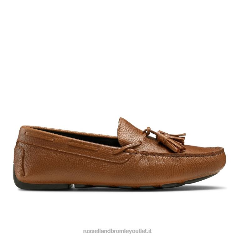 marrone V0V4J493 uomini Russell And Bromley nappa monza
