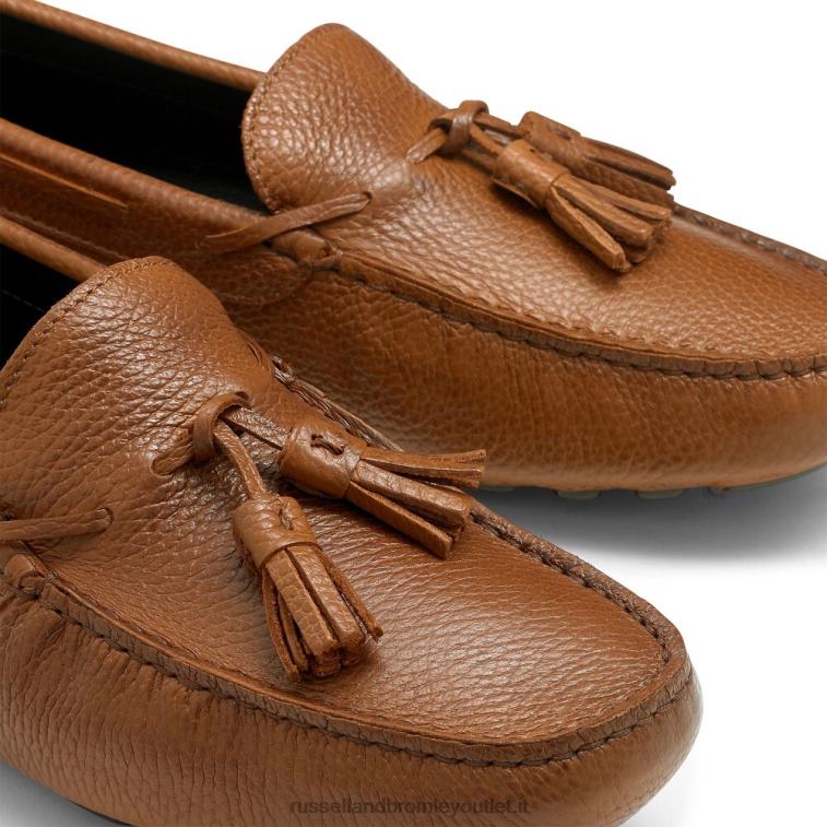 marrone V0V4J493 uomini Russell And Bromley nappa monza