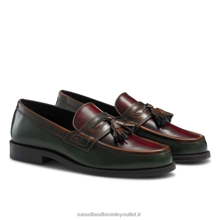 multi V0V4J555 uomini Russell And Bromley keeble mocassino college con 4 nappine