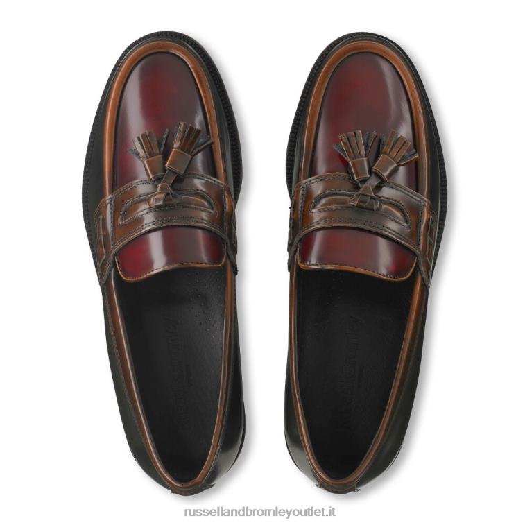 multi V0V4J555 uomini Russell And Bromley keeble mocassino college con 4 nappine