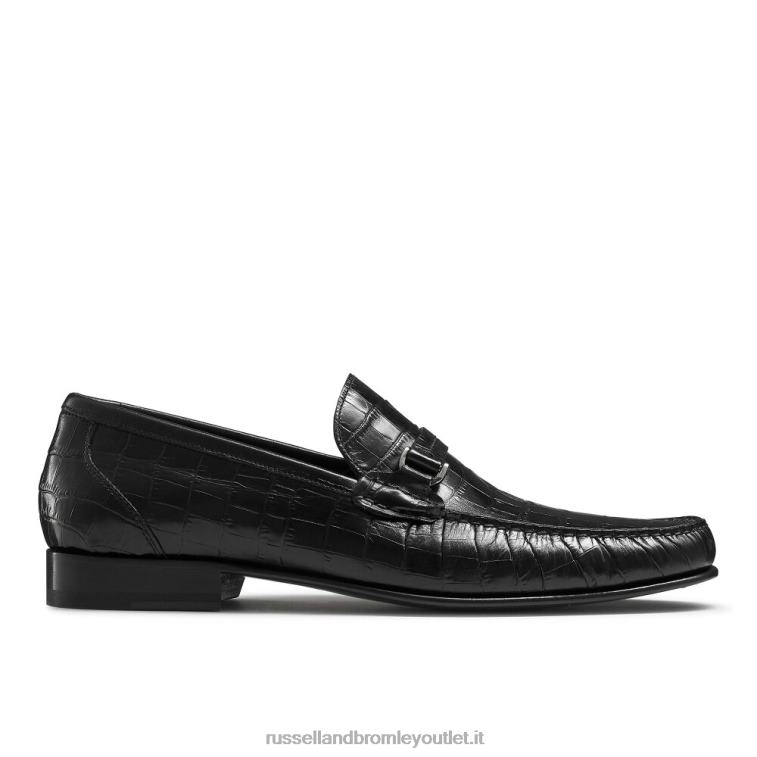 nero V0V4J497 uomini Russell And Bromley elite slip on mocassino