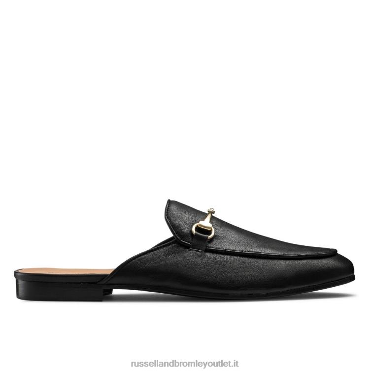 nero V0V4J545 uomini Russell And Bromley loaferslip mocassino senza schienale