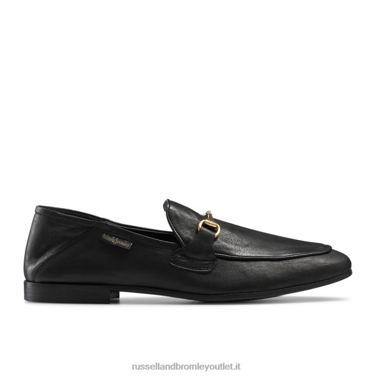 nero V0V4J550 uomini Russell And Bromley mocassino m snaffle loafer