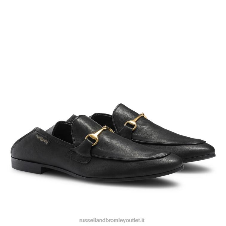 nero V0V4J550 uomini Russell And Bromley mocassino m snaffle loafer