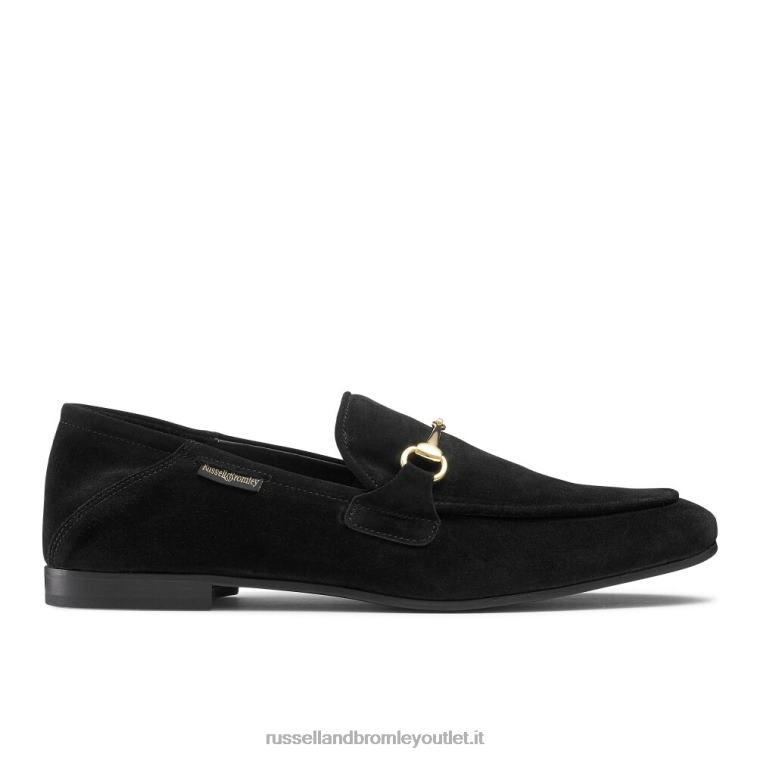 nero V0V4J552 uomini Russell And Bromley mocassino m snaffle loafer