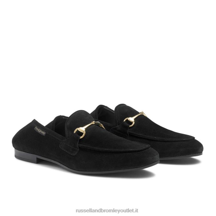nero V0V4J552 uomini Russell And Bromley mocassino m snaffle loafer