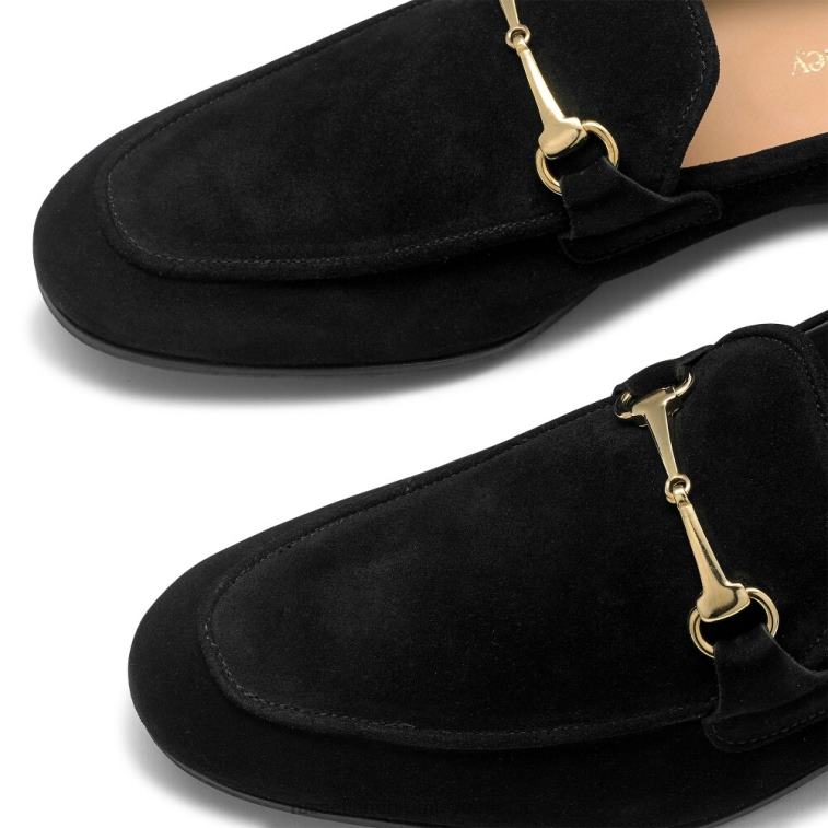 nero V0V4J552 uomini Russell And Bromley mocassino m snaffle loafer