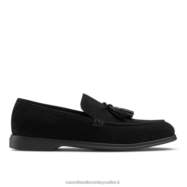 nero V0V4J559 uomini Russell And Bromley mocassino con nappine