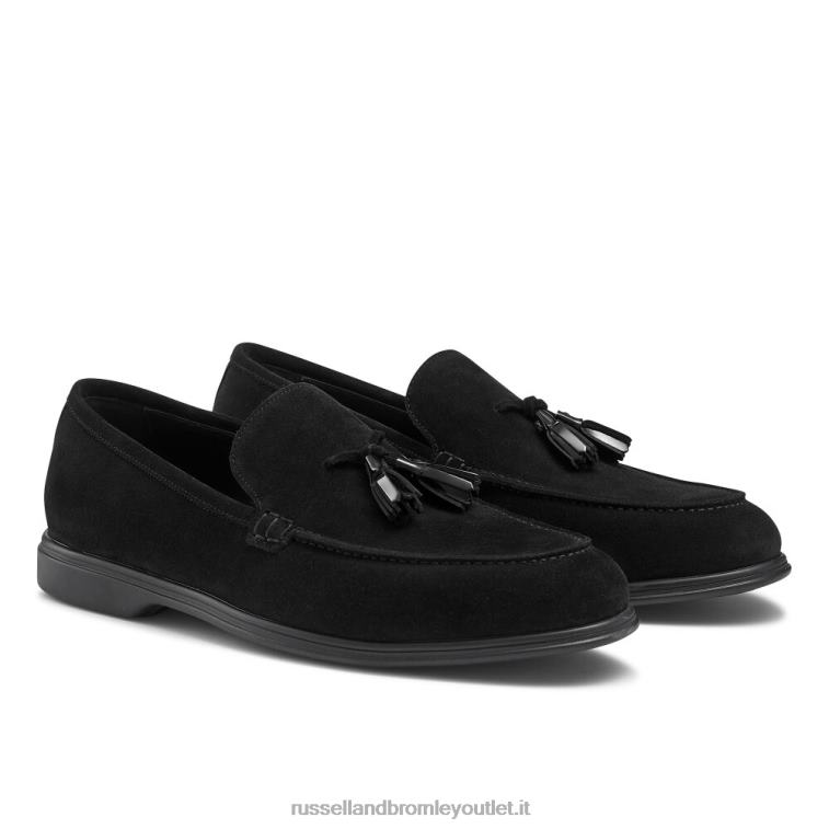 nero V0V4J559 uomini Russell And Bromley mocassino con nappine