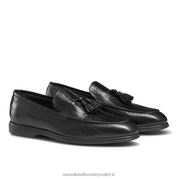 nero V0V4J561 uomini Russell And Bromley mocassino con nappine