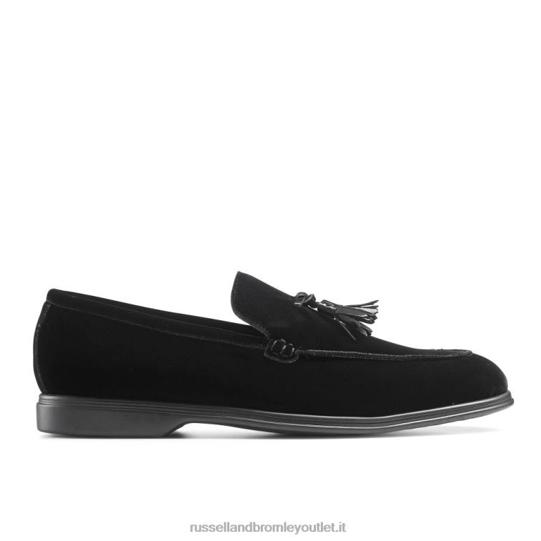 nero V0V4J574 uomini Russell And Bromley mocassino con nappine