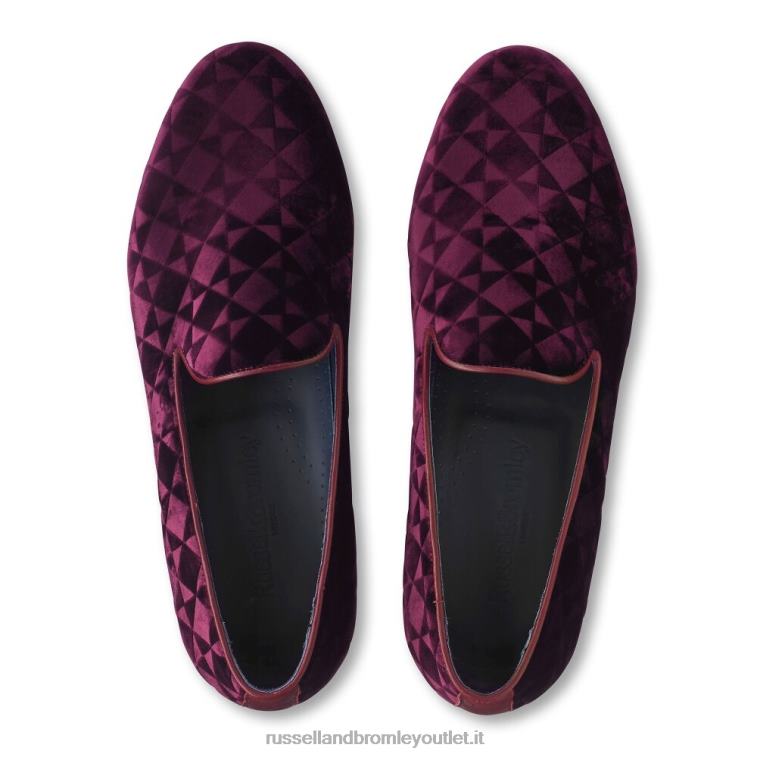 rosso V0V4J579 uomini Russell And Bromley abito basilica senza lacci