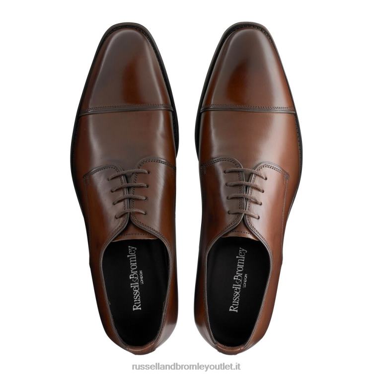 abbronzatura V0V4J595 uomini Russell And Bromley derby con puntale a spettro