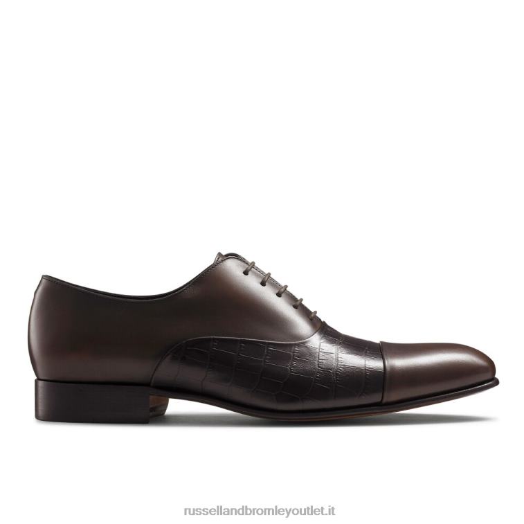 marrone V0V4J602 uomini Russell And Bromley puntale in stratus oxford