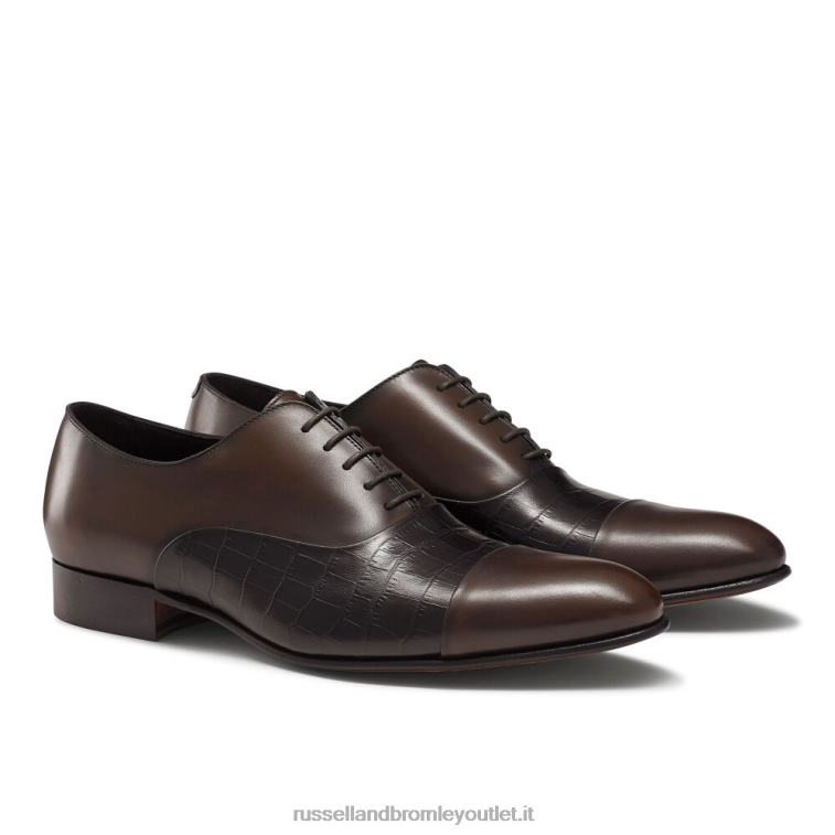 marrone V0V4J602 uomini Russell And Bromley puntale in stratus oxford