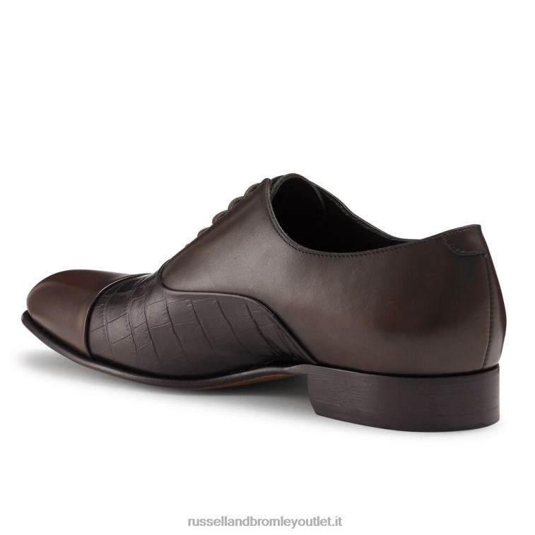 marrone V0V4J602 uomini Russell And Bromley puntale in stratus oxford
