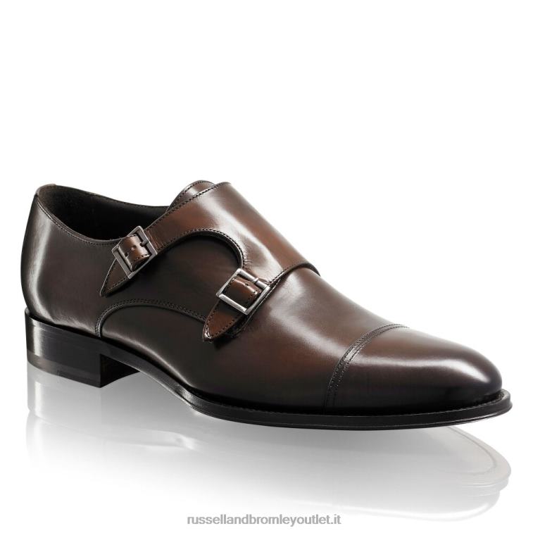 marrone V0V4J603 uomini Russell And Bromley monaco doppia fibbia di betulla