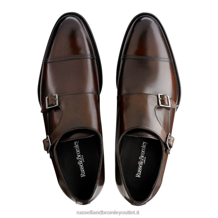 marrone V0V4J603 uomini Russell And Bromley monaco doppia fibbia di betulla