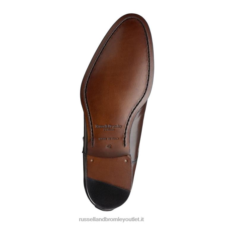 marrone V0V4J603 uomini Russell And Bromley monaco doppia fibbia di betulla