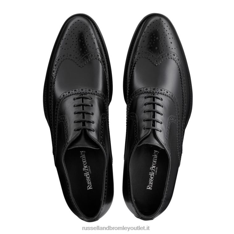 nero V0V4J585 uomini Russell And Bromley brogue oxford rovere anticato
