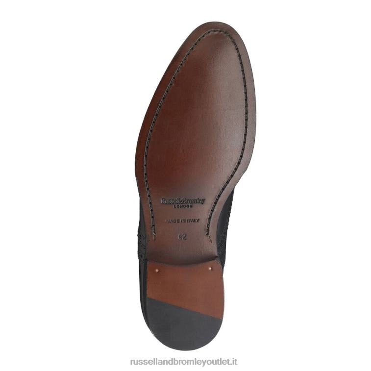 nero V0V4J585 uomini Russell And Bromley brogue oxford rovere anticato