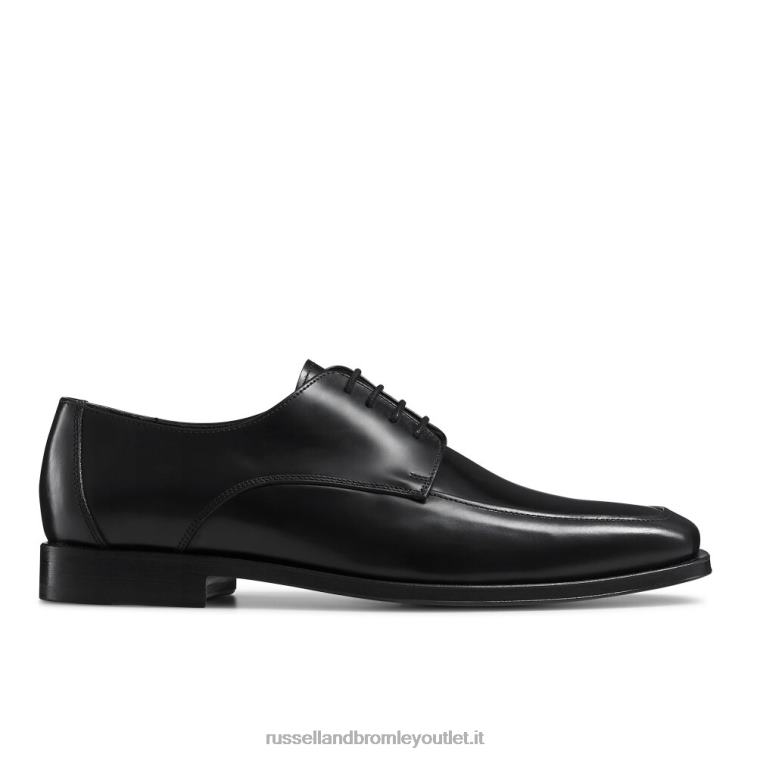 nero V0V4J597 uomini Russell And Bromley banca punta quadrata allacciata