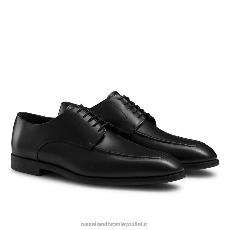 nero V0V4J601 uomini Russell And Bromley cross town suola in gomma allacciata