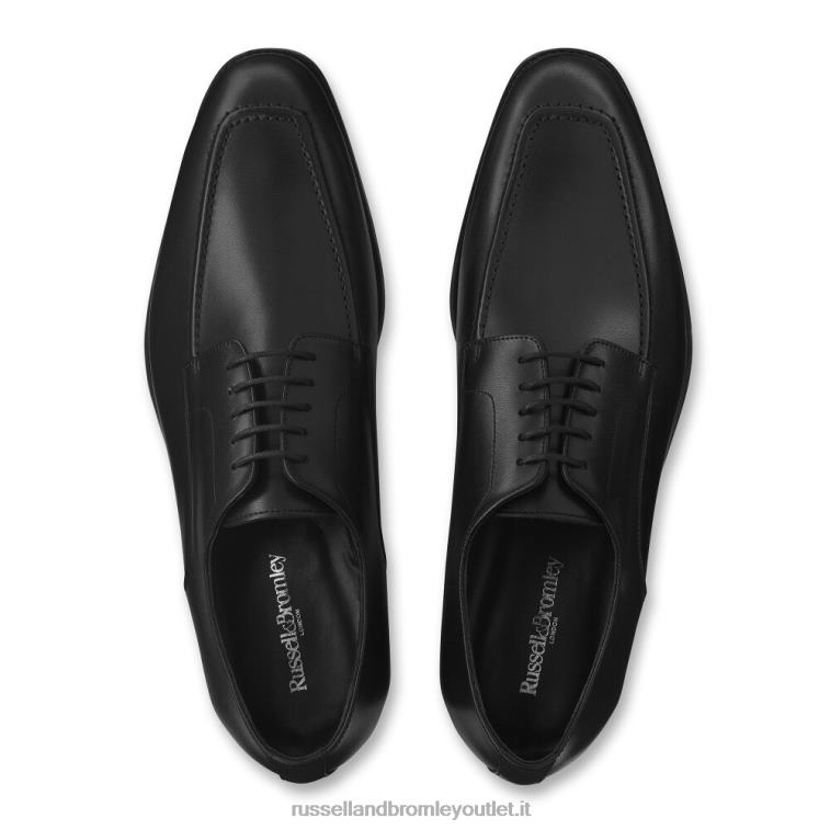 nero V0V4J601 uomini Russell And Bromley cross town suola in gomma allacciata