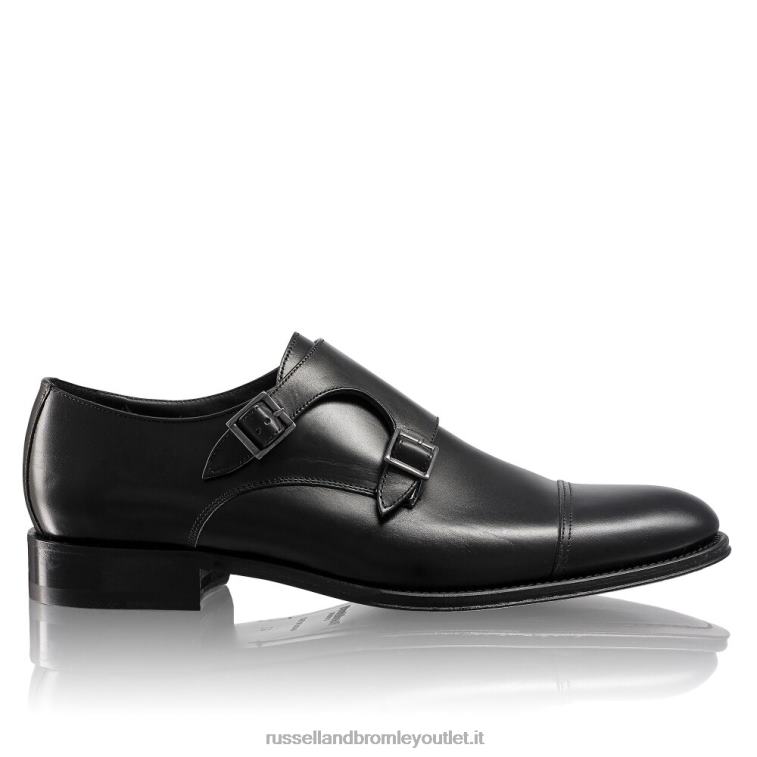 nero V0V4J604 uomini Russell And Bromley monaco doppia fibbia di betulla