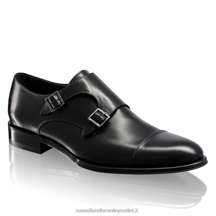 nero V0V4J604 uomini Russell And Bromley monaco doppia fibbia di betulla