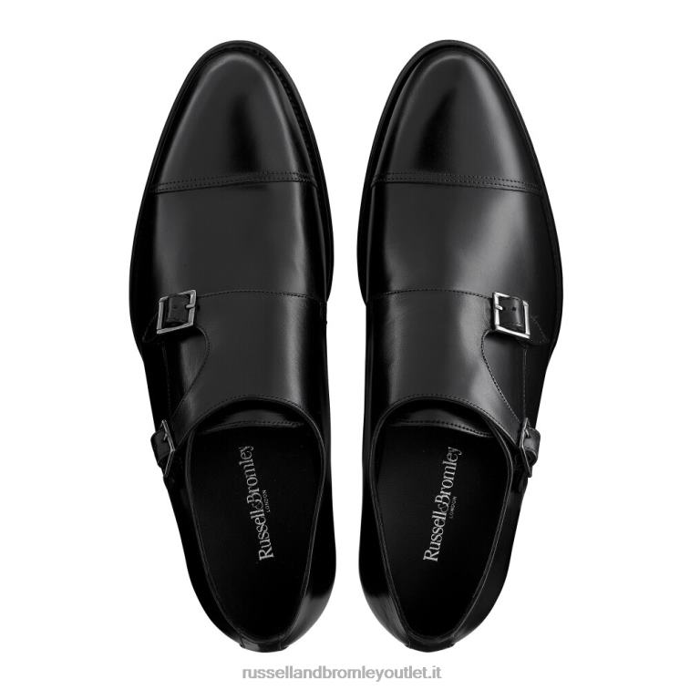 nero V0V4J604 uomini Russell And Bromley monaco doppia fibbia di betulla
