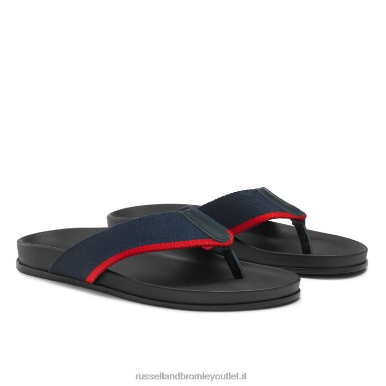 Marina Militare V0V4J514 uomini Russell And Bromley favoloso sandalo post toe post
