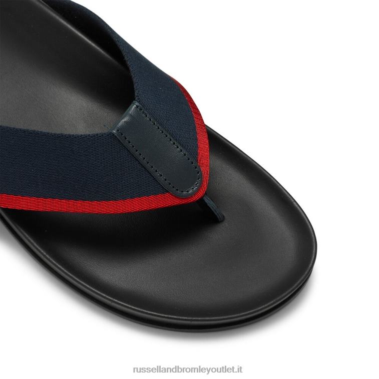Marina Militare V0V4J514 uomini Russell And Bromley favoloso sandalo post toe post