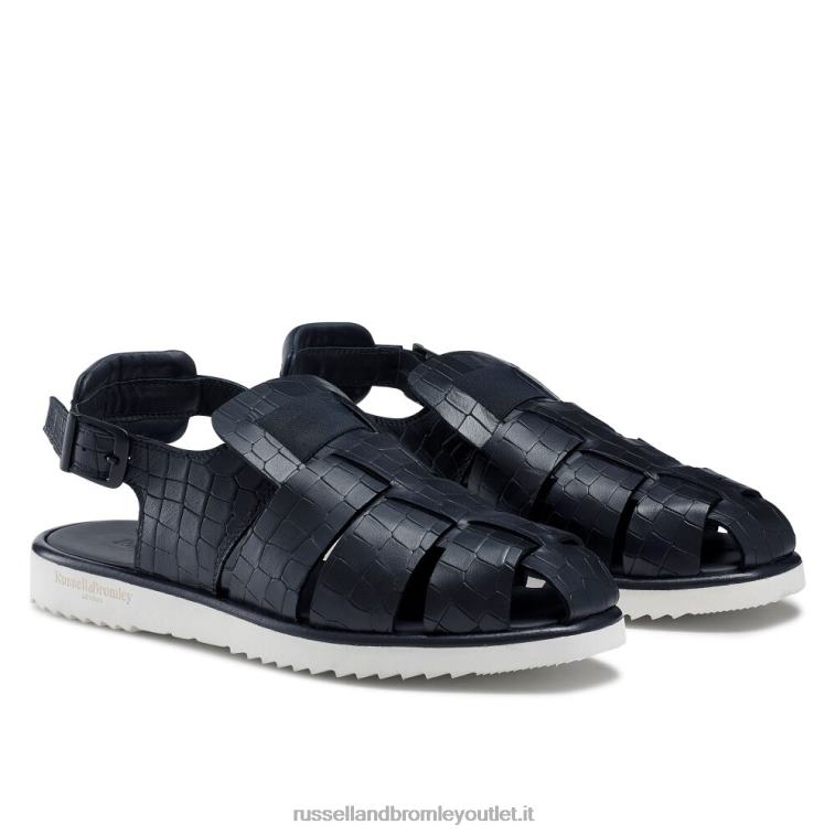 Marina Militare V0V4J530 uomini Russell And Bromley sandalo punta chiusa fibbia san cono